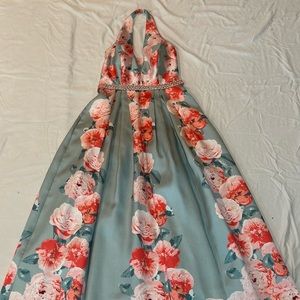 Floral formal dress